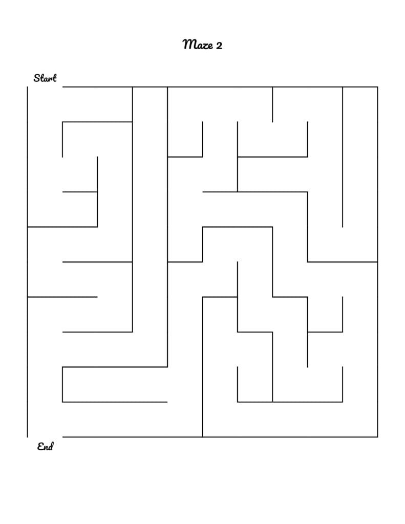ألعاب متاهات للأطفال PDF