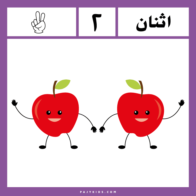 كروت الأرقام بالعربي لرياض الأطفال