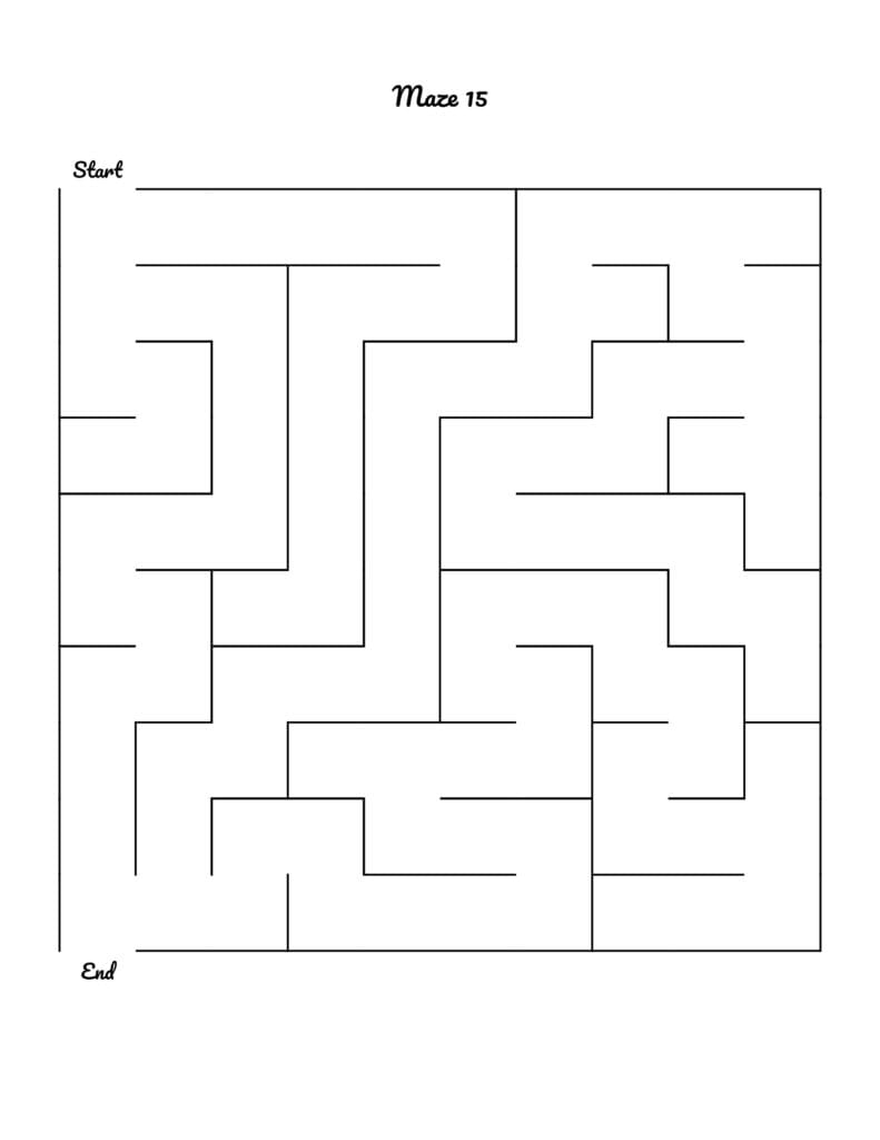 Mazes for Kindergarten Build Confidence and Persistence in Young Learners