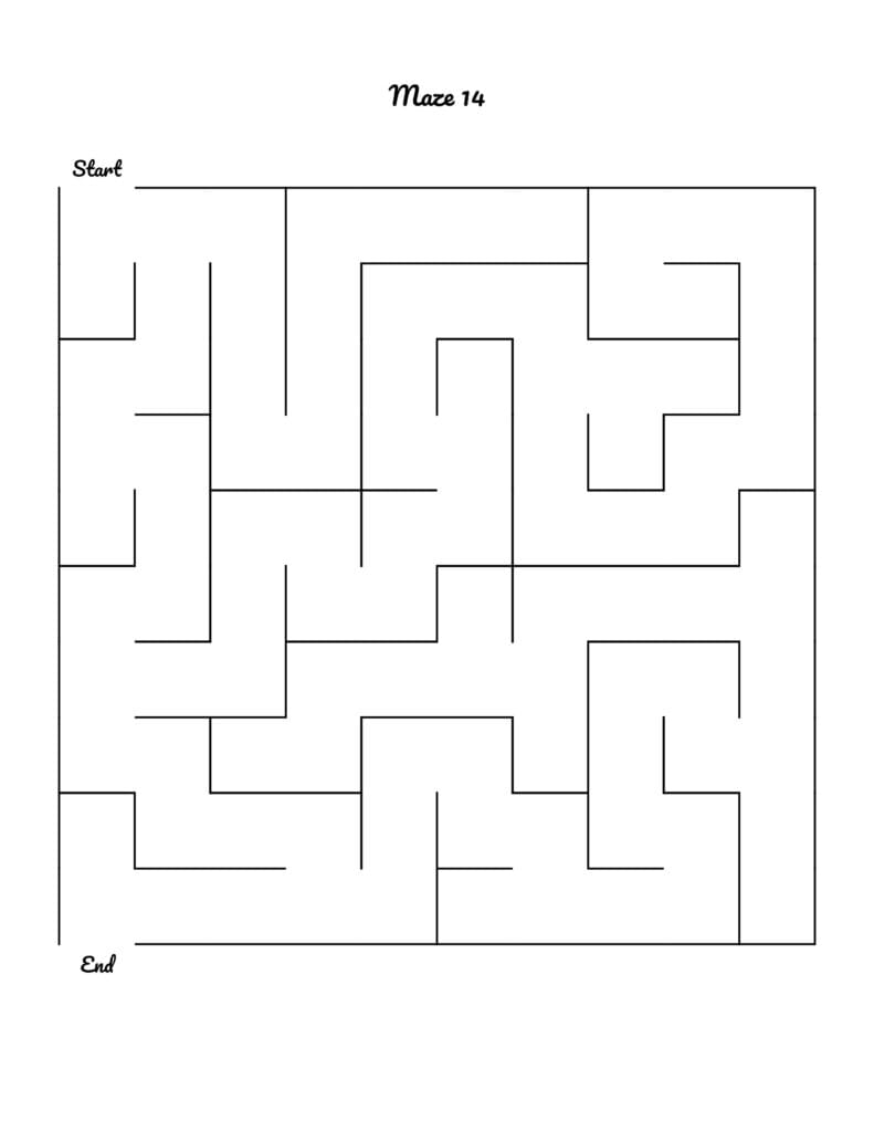 Mazes for Kindergarten Learners