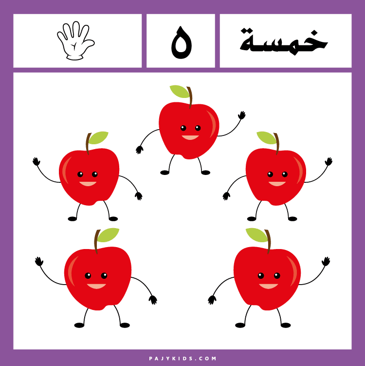 Arabic Numeral Cards for Kids