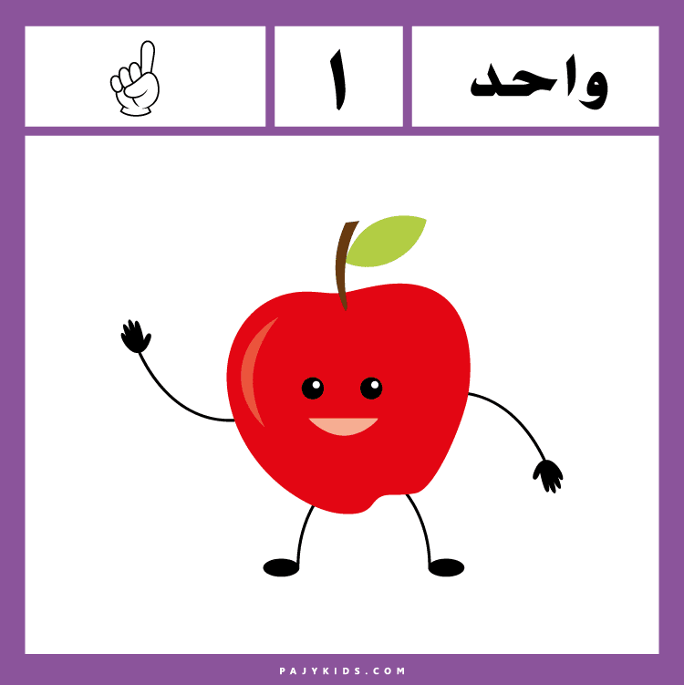 Printable Arabic Number Flashcards for Kids