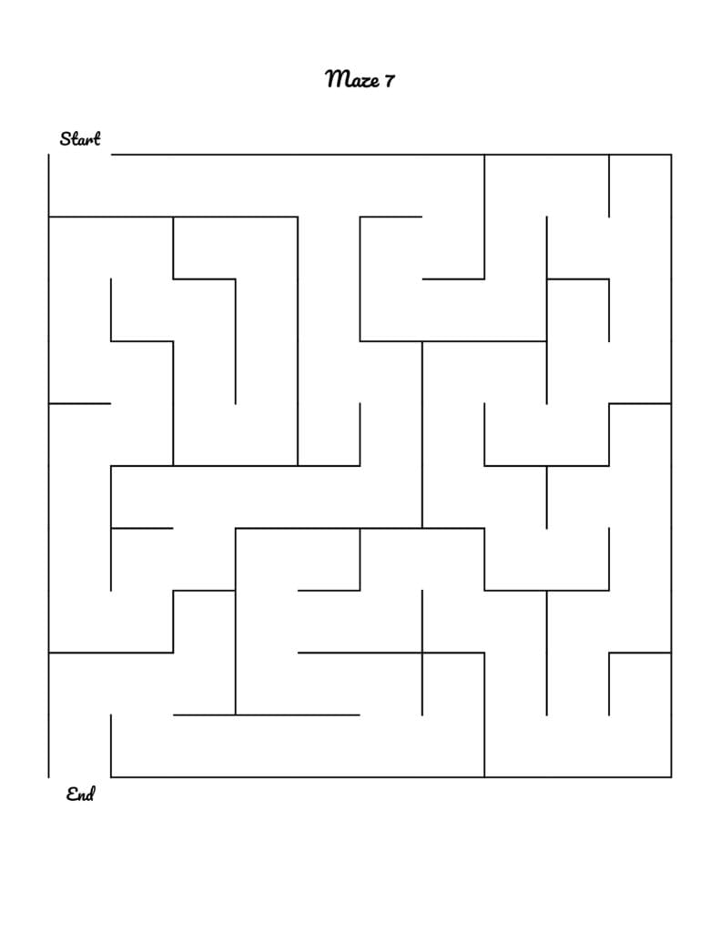 Trail Activity Sheets for Developing Problem-Solving in Preschool