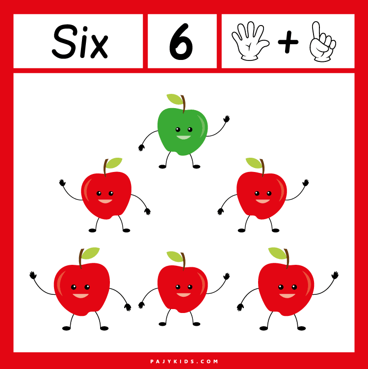 Preschool Math with Finger Counting and Number Flashcards