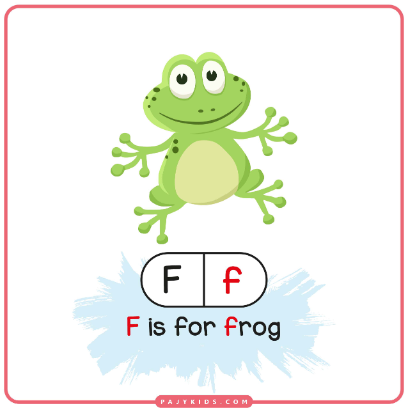 Flashcard Activity: F is for Frog