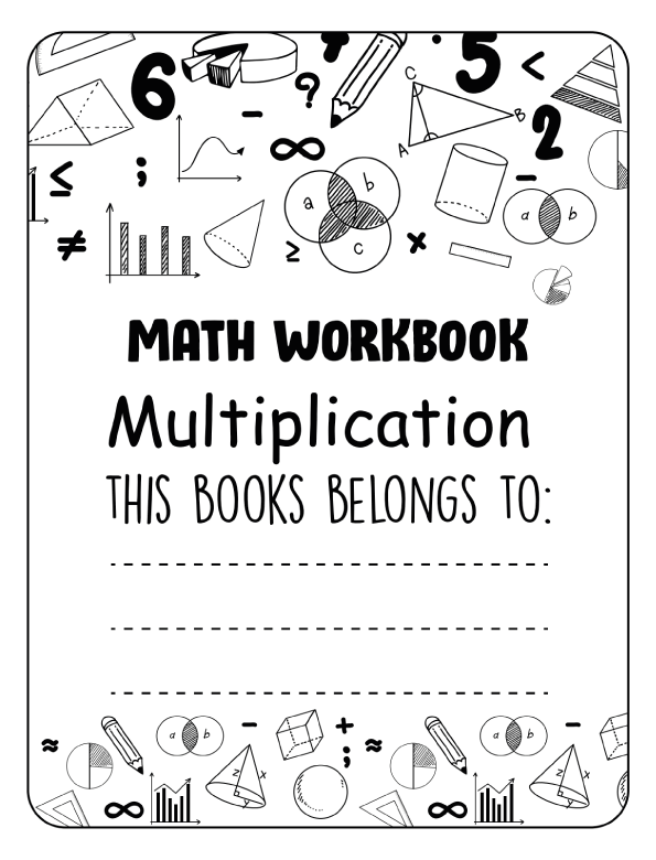 Child solving daily multiplication worksheet as part of math for kindergarten