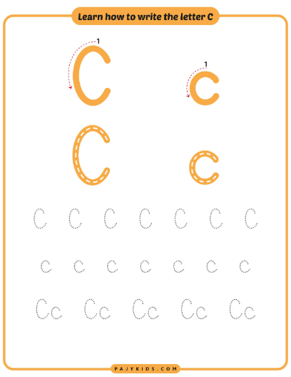 Step-by-Step Tracing Sheet with Arrows and Dots