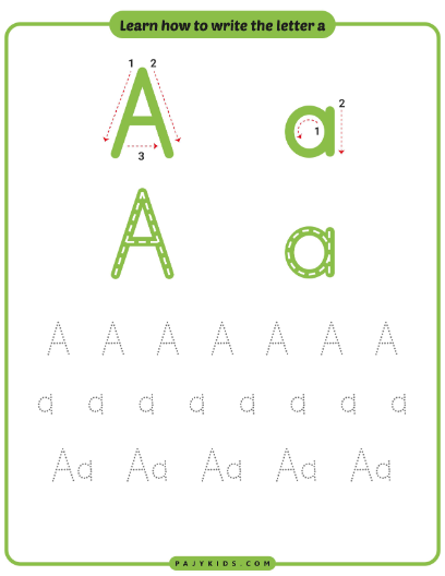 Step-by-Step Tracing Sheet with Arrows and Dots