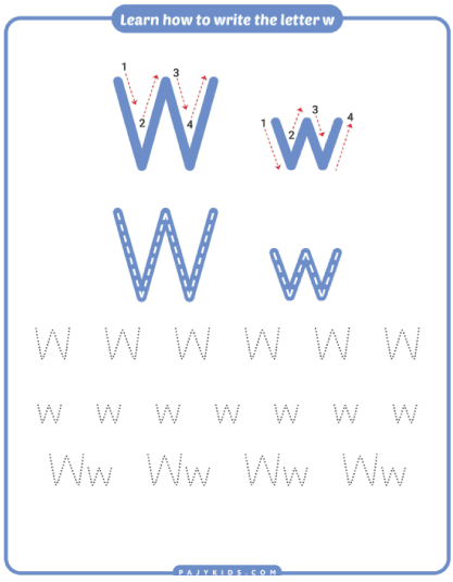 Step-by-Step Tracing Worksheet