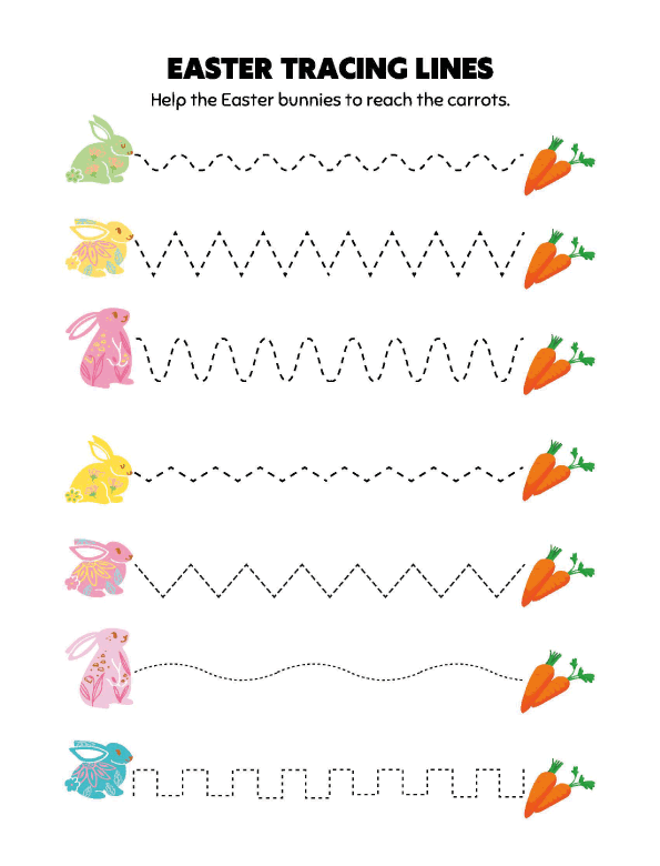 Tracing for Preschool: Tracing Lines