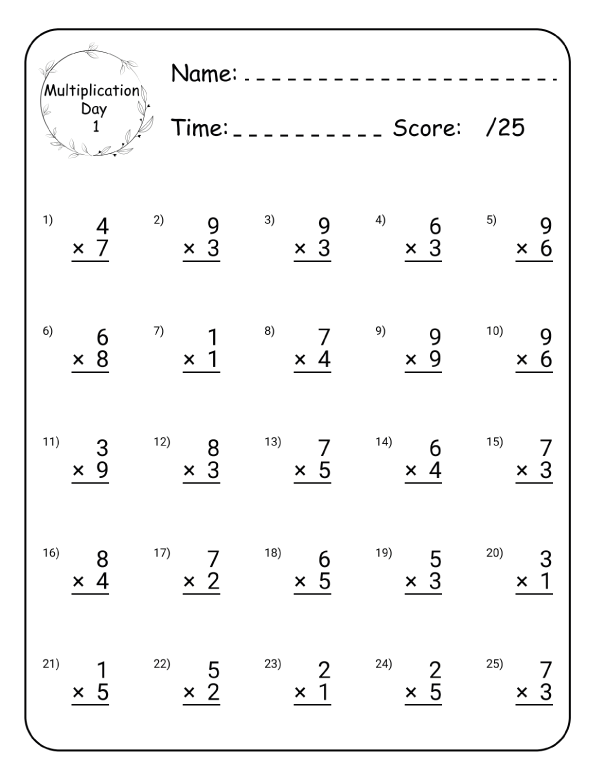 Teacher reviewing student worksheets to track progress in math for kindergarten