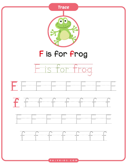 Writing Practice with the Word “Frog”