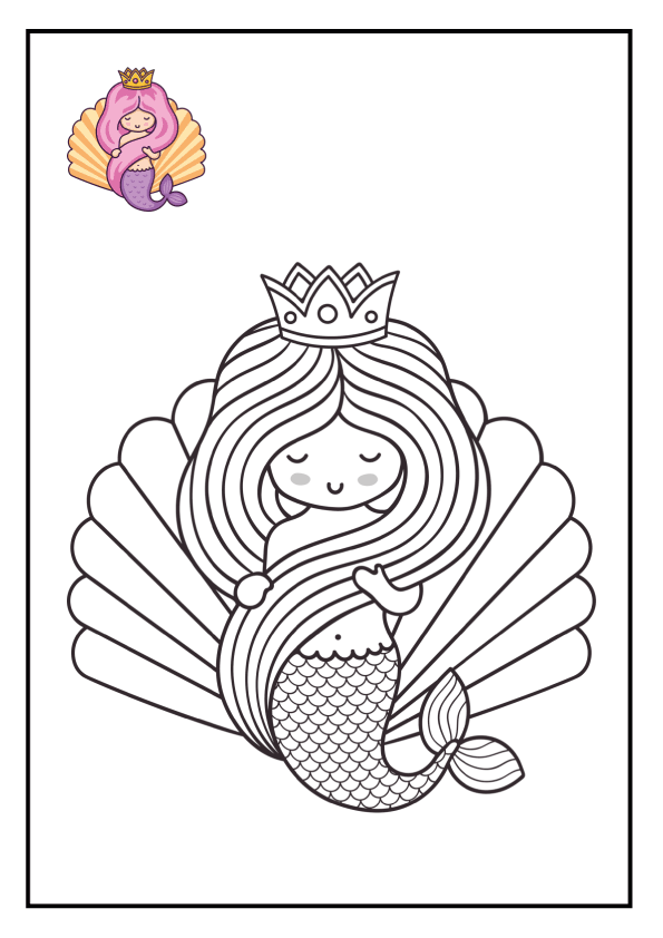 Mermaid Coloring Pages: Integrating with Themed Lessons