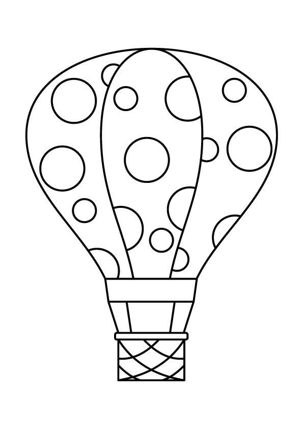 Sky High Adventure: Hot Air Balloon Coloring Books Page