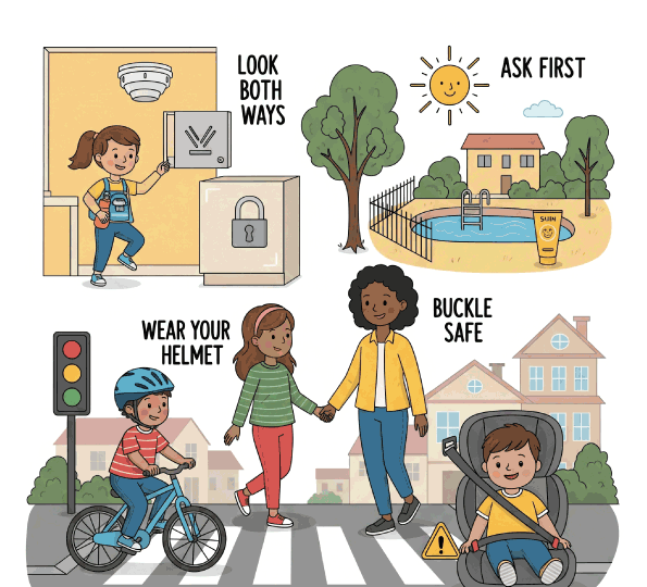 سلامة الأطفال - اتباع نهج متعدد الأوجه لسلامة الأطفال