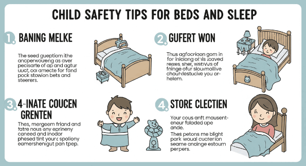 نصائح سلامة الأطفال في الأسرّة والنوم