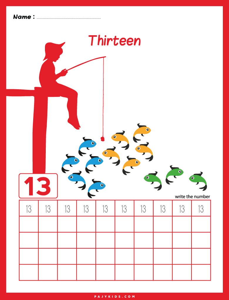 الارقام بالإنجليزية - دور تدريبات التتبع في تعلّم كتابة الأرقام