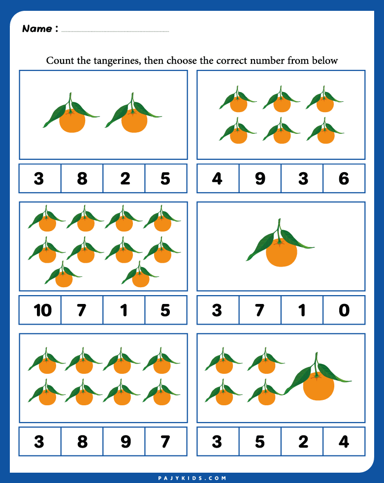 تعليم ارقام انجليزي عبر أنشطة تسلسل الأرقام