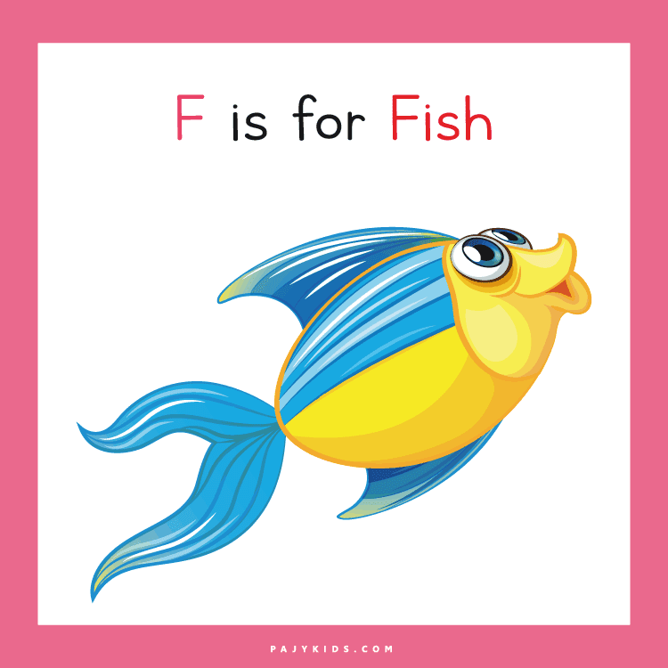 حرف f - بطاقة تعريف الحرف وبناء الوعي الصوتي