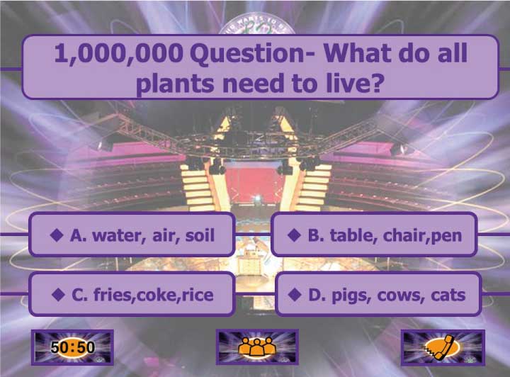 قالب بور بوينت جاهز ومميز لأسئلة الأطفال بأسلوب من سيربح المليون