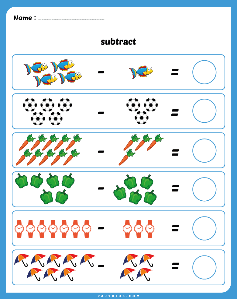 Kindergarten Addition and subtraction worksheets - Gradual Progression for Confidence and Success