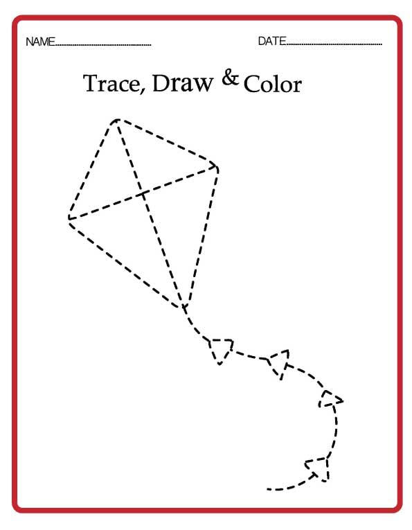 Summer Tracing Worksheets That Improve Focus and Visual Attention