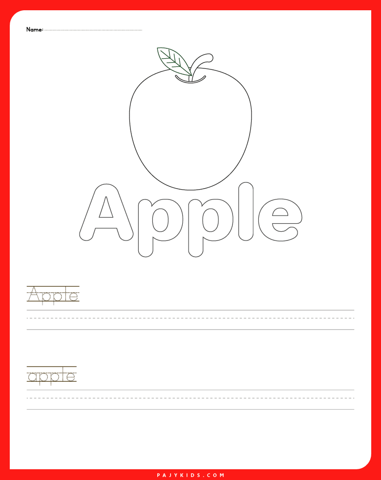 letter a worksheet - Letter A Coloring Activity for Creative Learning