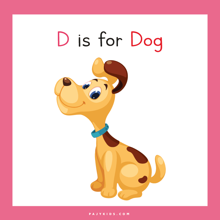 letter d worksheet - Letter d Card for Letter Recognition and Phonics