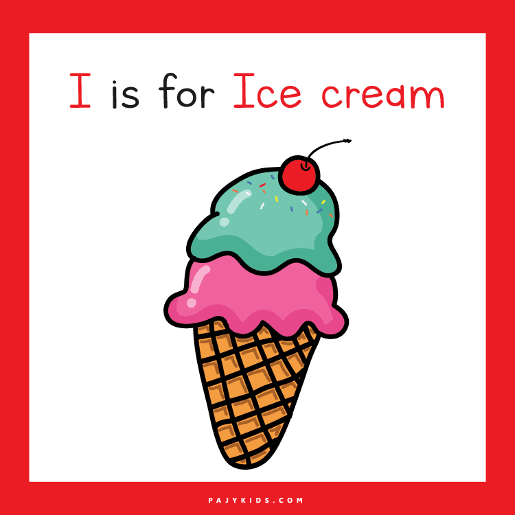 letter i worksheet - Letter i Flashcard for Visual Recognition and Phonics