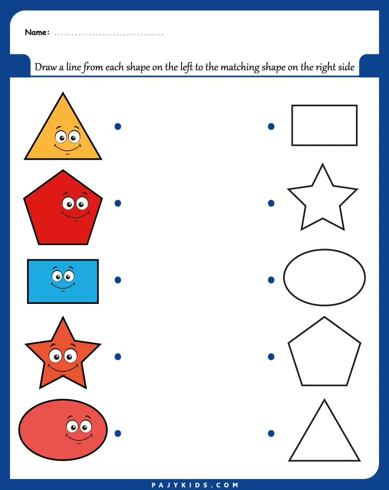 shape for preschool - Understanding Shapes Through Matching Activities