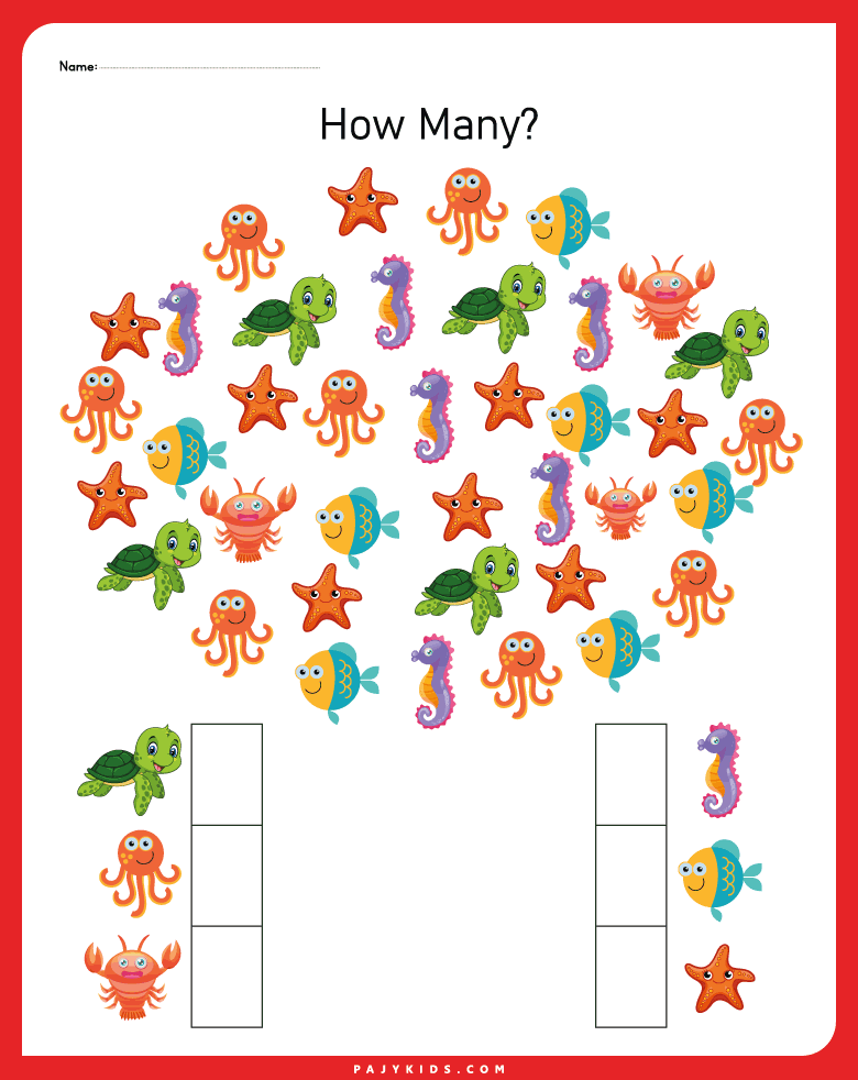 الأهمية التربوية لاستخدام أوراق عمل تعلم العد للاطفال