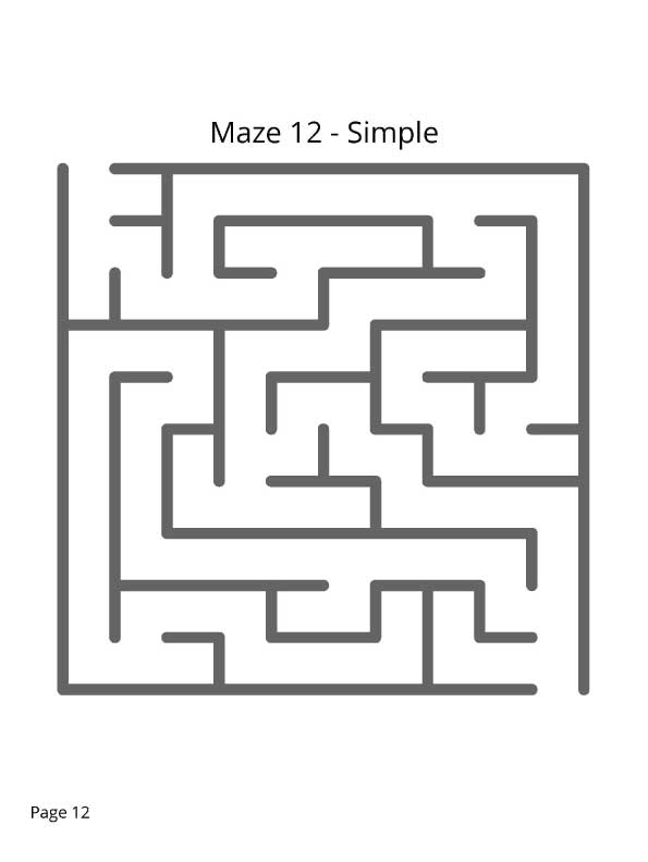 أنشطة متاهات للأطفال: تحميل كتيب 75 صفحة مجاناً للطباعة
