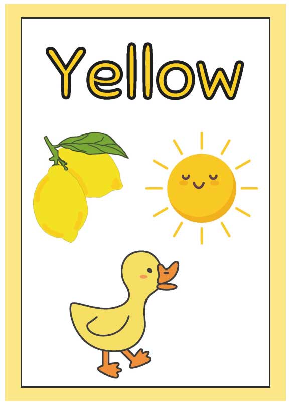 تعليم الألوان للاطفال بالصور للمنزل والمدرسة بسهولة