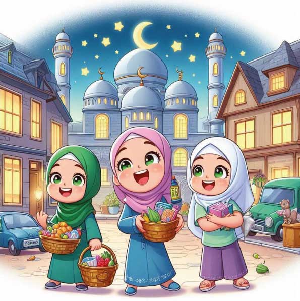 قصص قصيرة اطفال عن عيد الفطر حديثة ومصورة لتنمية الخيال