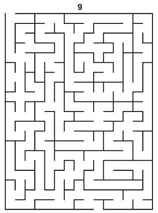 متاهات للاطفال جاهزة للطباعة: كتيب مجاني 100 صفحة