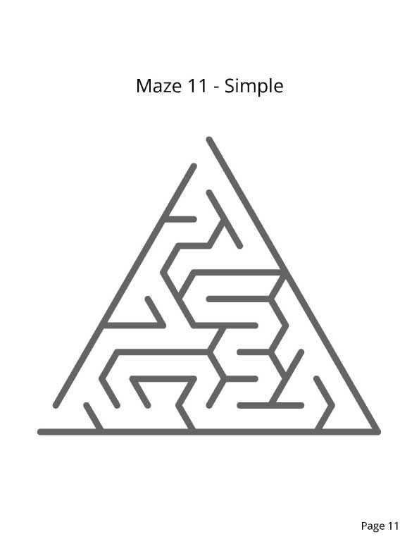متاهات متنوعة للأطفال لتقوية التفكير وحل المشكلات