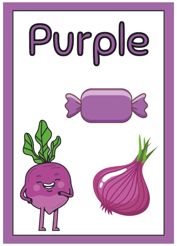 Colors for Nursery with Bright and Simple Flashcards