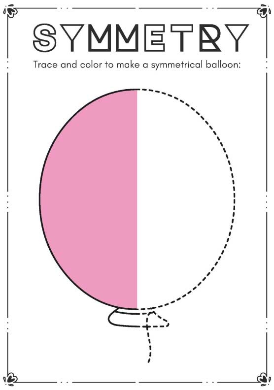 Easy Tracing and Coloring Worksheets PDF to Build Fine Motor Skills