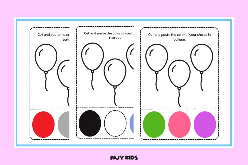 Let’s Learn Colors: Fun Cut-and-Paste Activity for Preschool