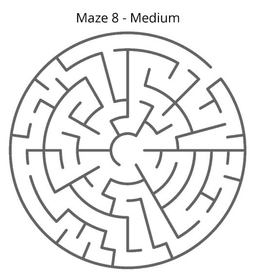 Printable Free Puzzles: 200 Pages of Maze Challenges