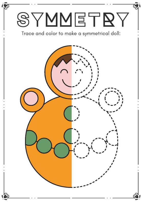 Tracing and Coloring Worksheets PDF for Creativity and Color Recognition