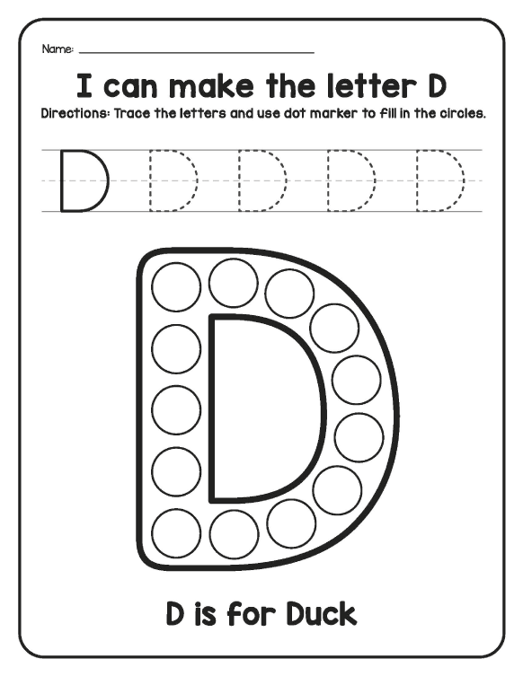 alphabet tracing pages - Fun Activities to Pair with Alphabet Tracing Pages