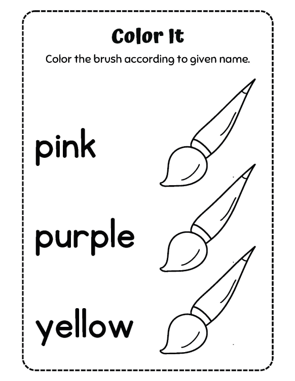 coloring worksheets for kindergarten pdf - Popular Types of Coloring Worksheets for Kindergarten