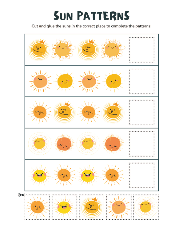 kindergarten activity sheets - Integrating Kindergarten Activity Sheets into Everyday Life