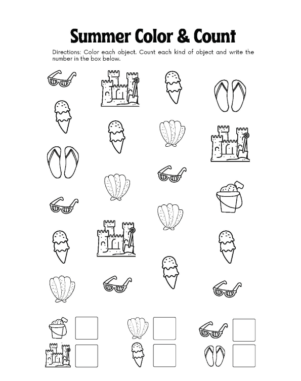 kindergarten work sheets - Art and Coloring Worksheets