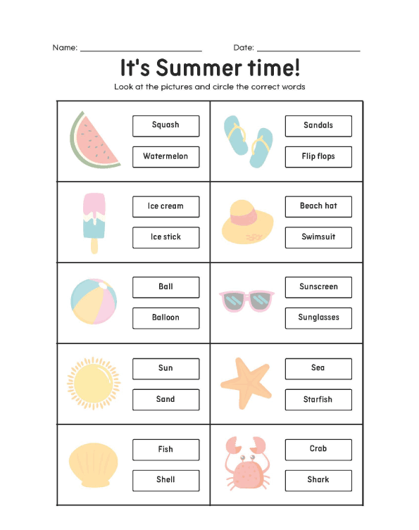 kindergarten work sheets - Reading and Sight Word Worksheets