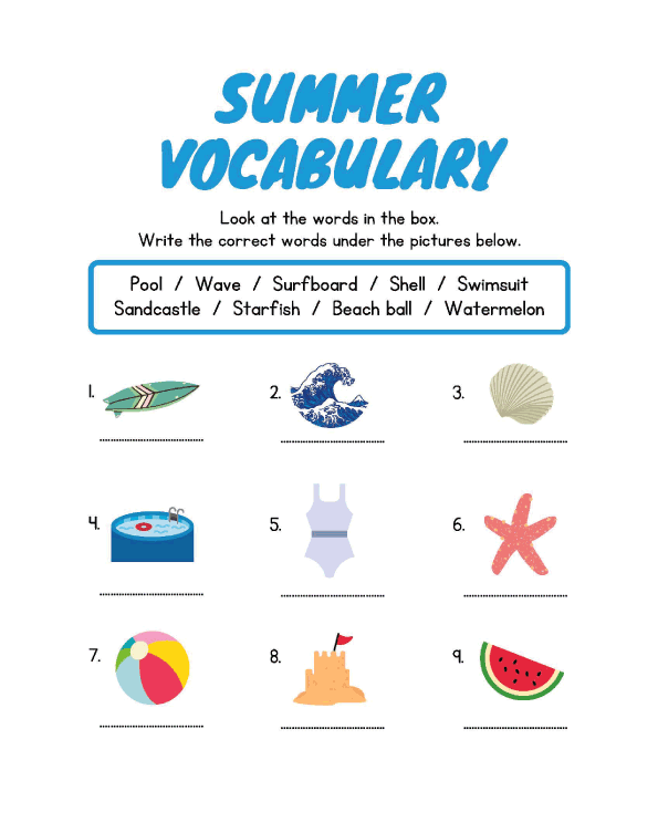 kindergarten work sheets - Types of Kindergarten Work Sheets