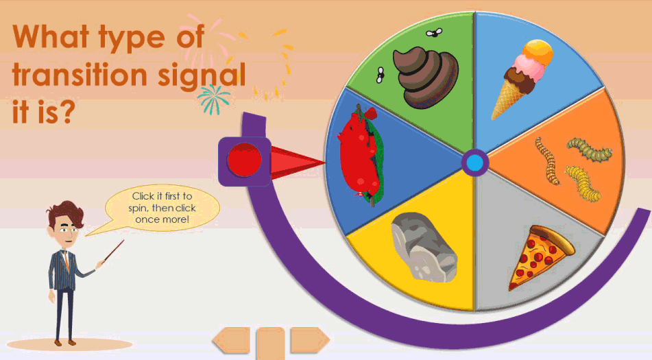 Education power point template - Developing Oral Expression Skills