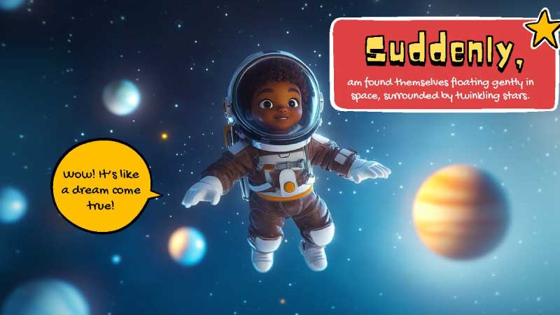 bedtime space story for kids