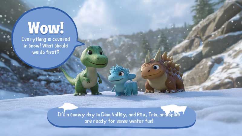 dinosaur story for children